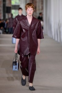 Model on the catwalk