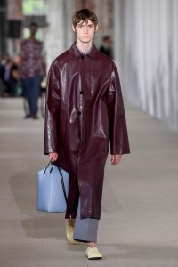 Model on the catwalk