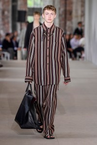 Model on the catwalk