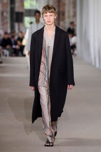 Model on the catwalk