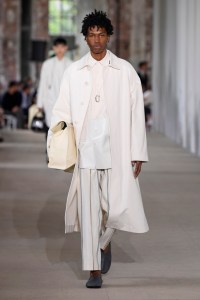 Model on the catwalk