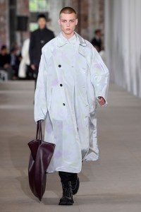Model on the catwalk