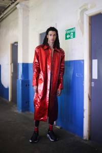 Backstage at JordanLuca Men's Spring 2020 photographed in London on 08 June 2019