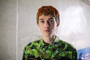 Backstage at JordanLuca Men's Spring 2020 photographed in London on 08 June 2019