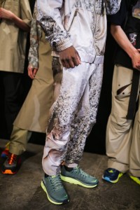 Backstage at JordanLuca Men's Spring 2020 photographed in London on 08 June 2019