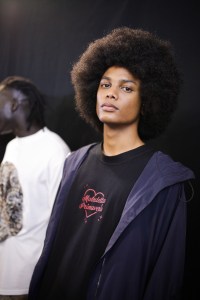 Backstage at JordanLuca Men's Spring 2020 photographed in London on 08 June 2019
