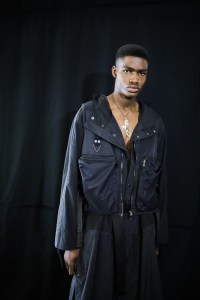 Backstage at JordanLuca Men's Spring 2020 photographed in London on 08 June 2019