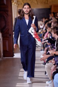 Model on the catwalk