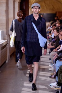 Model on the catwalk
