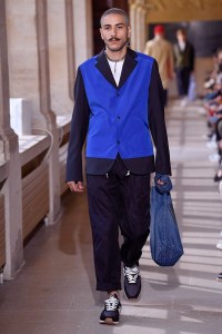 Model on the catwalk