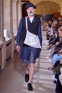 Model on the catwalk