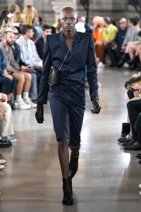 Model on the catwalk