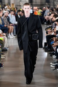 Model on the catwalk