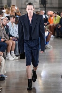 Model on the catwalk