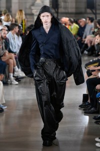 Model on the catwalk