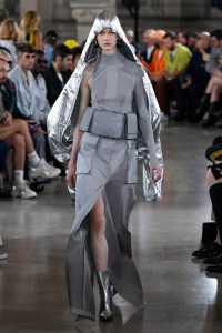 Model on the catwalk