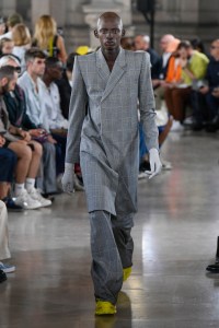 Model on the catwalk