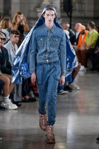 Model on the catwalk