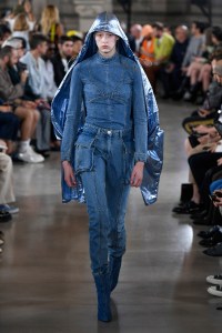 Model on the catwalk