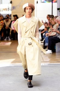 Model on the catwalk