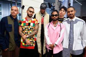 Evan Ross, Maluma, Miguel