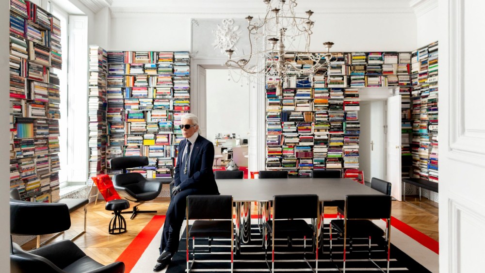 KL in his office on the rue des Saints Fathers.