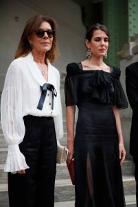 Princess Caroline of Hanover and Princess Stephanie of Monaco