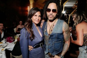 Laurie Lynn Stark and Lenny Kravitz