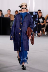 Model on the catwalk