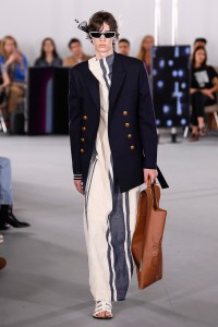 Model on the catwalk