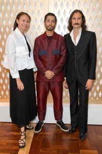 Caroline Rush, Riz Ahmed and Ben Cobb