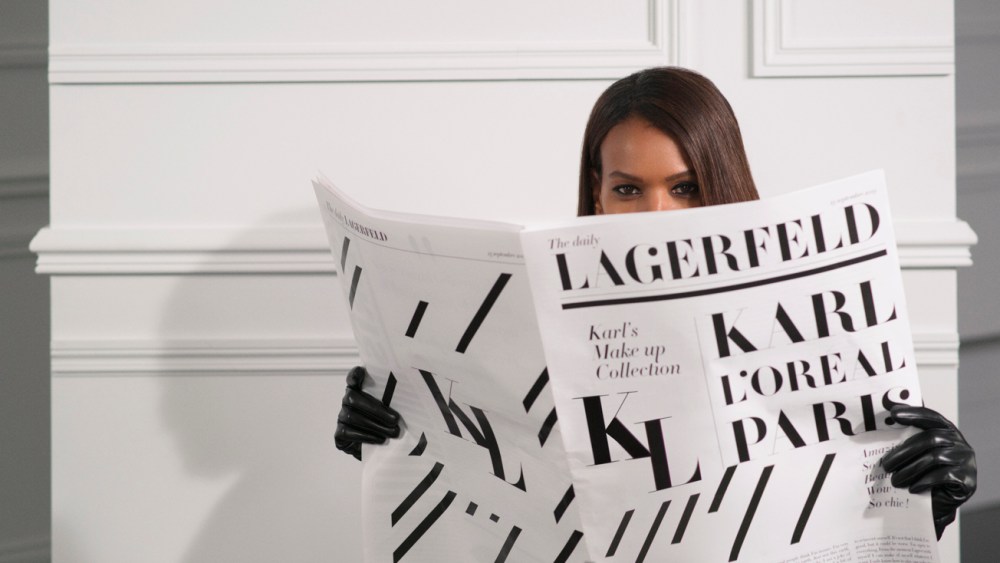 EXCLUSIVE: Karl Lagerfeld to Introduce Makeup With L'Oréal Paris