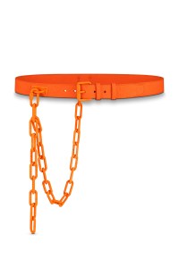 An items from Virgil Abloh’s capsule collection for the Louis Vuitton pop-up in Chicago.