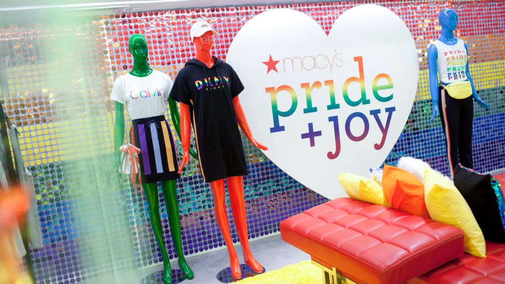 The Pride + Joy shop at Macy’s flagship.
