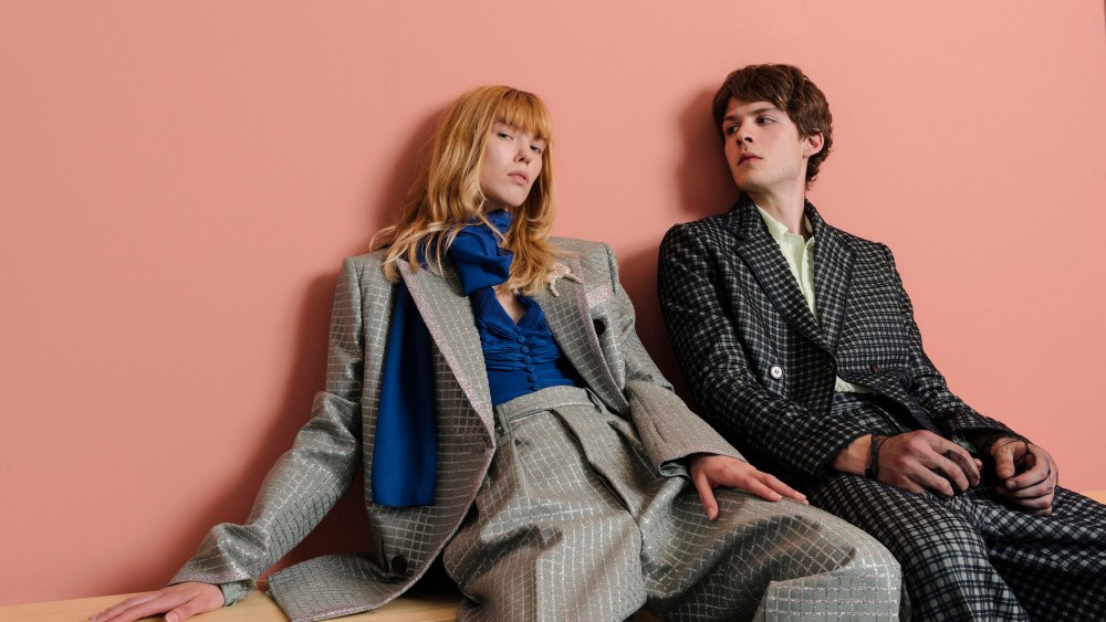 A  look from women's Resort 2020 and men's Spring 2020.