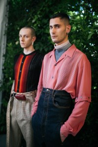 Backstage at Marco De Vincenzo Men’s Spring 2020