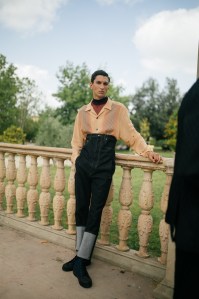 Backstage at Marco De Vincenzo Men’s Spring 2020