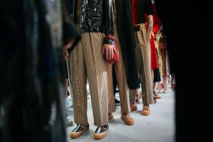 Backstage at Marco De Vincenzo Men’s Spring 2020
