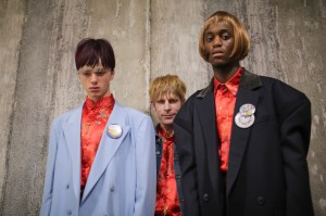 Backstage at Martine Rose Men's Spring 2020 photographed in London on 09 June 2019