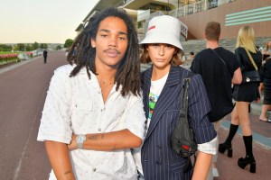 Luka Sabbat and Kaia Gerber