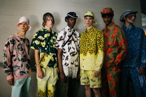Backstage at MSGM Men's Spring 2020