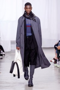 Model on the catwalk