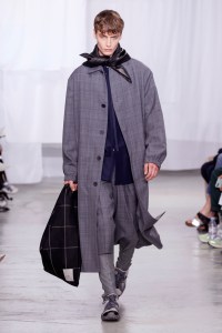 Model on the catwalk