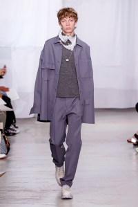 Model on the catwalk