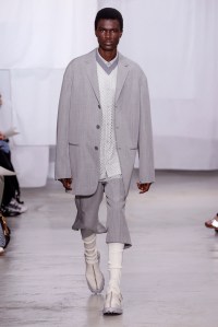 Model on the catwalk