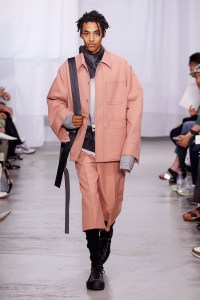 Model on the catwalk