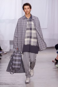 Model on the catwalk