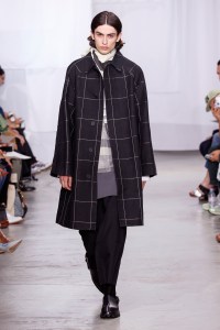 Model on the catwalk