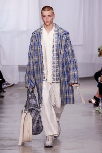 Model on the catwalk