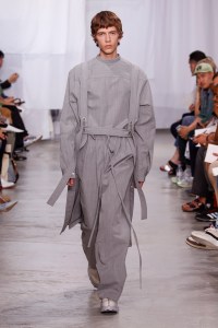 Model on the catwalk